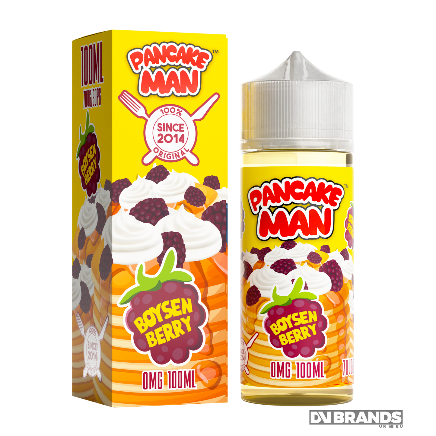 Boysenberry Pancake Man 100ml - The Ace Of Vapez