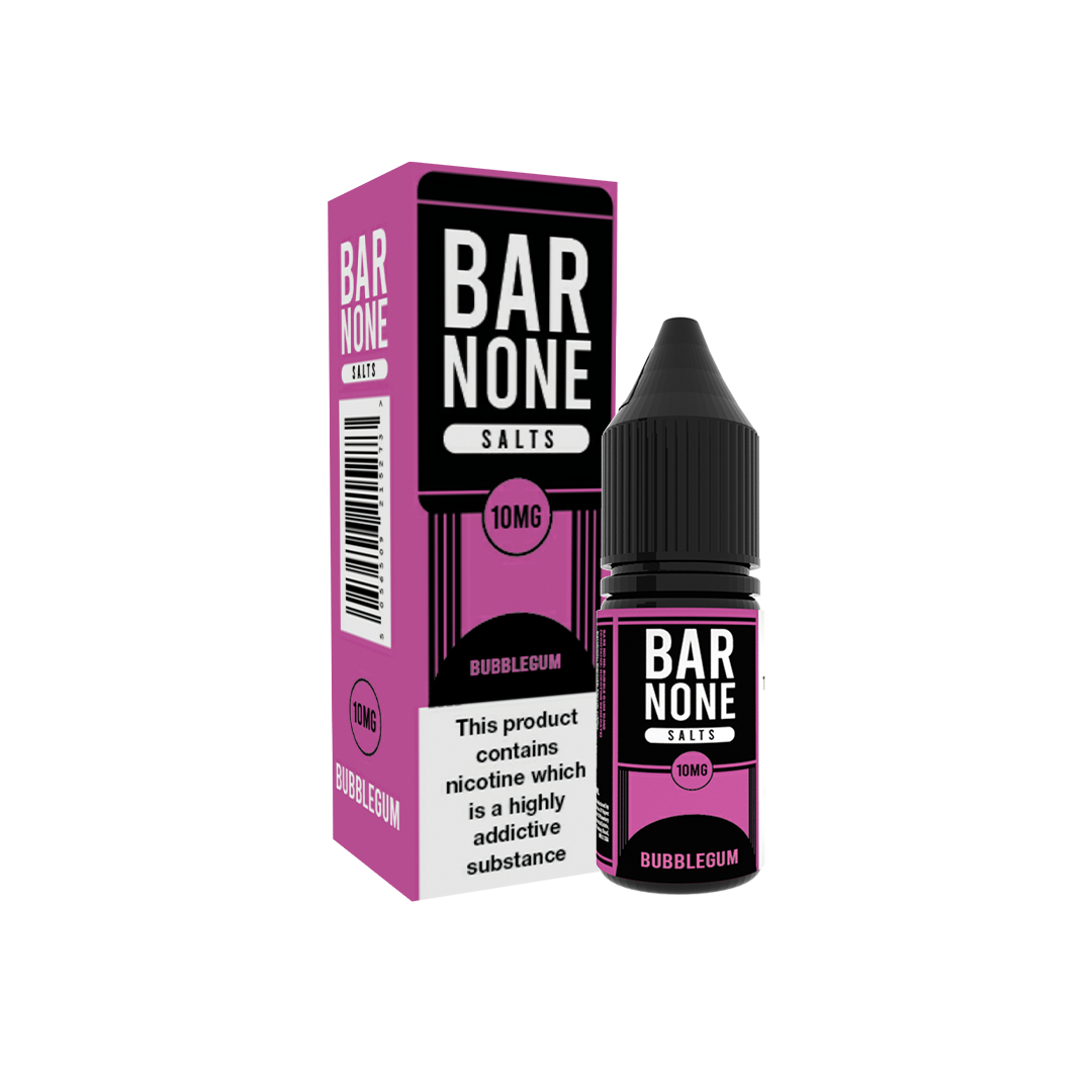 Bar None Salt Bubblegum 10ml - The Ace Of Vapez