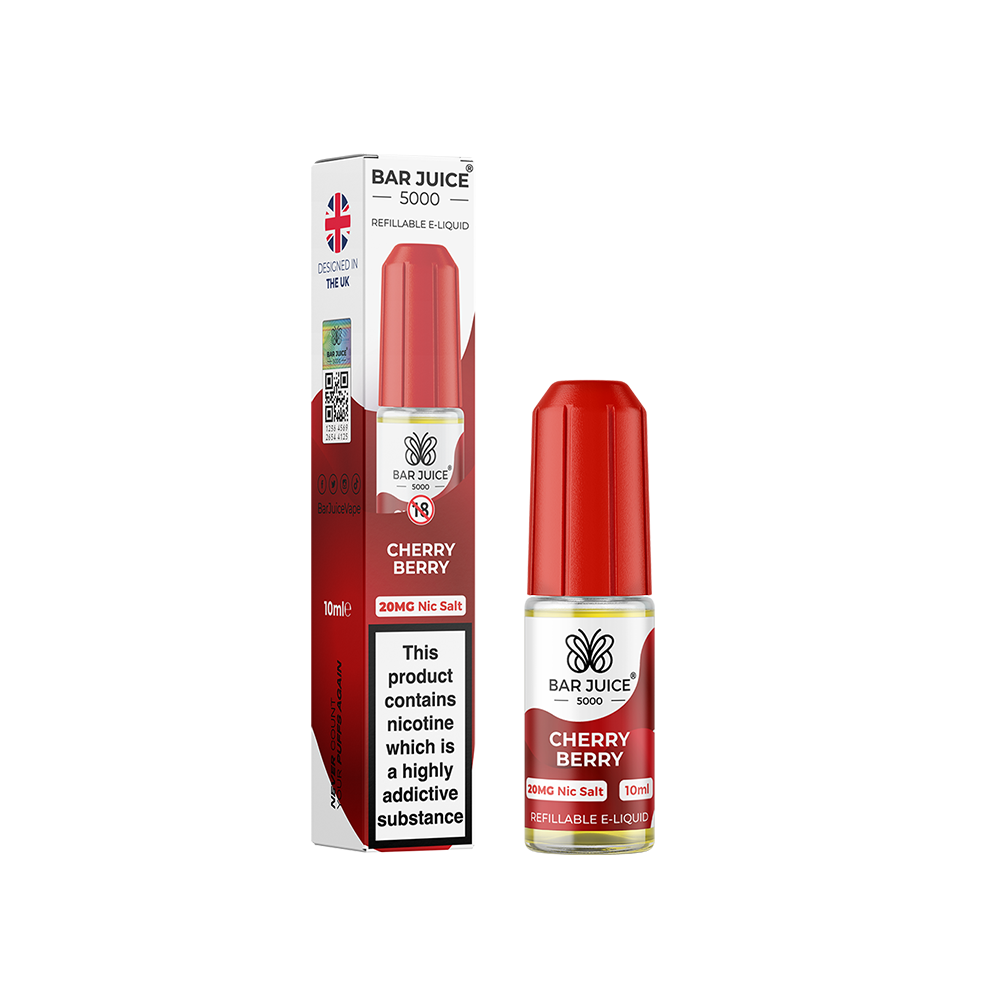 Bar Juice 5000 Cherry Berry 10ml Nic Salts | The Ace of Vapez