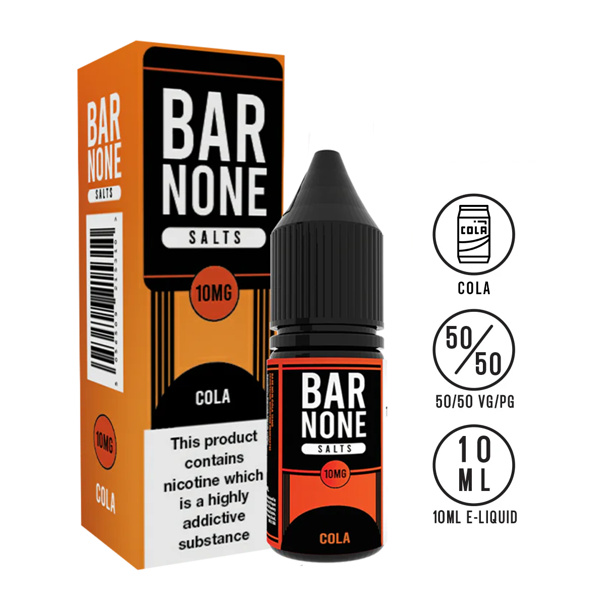 Bar None Salt Cola 10ml