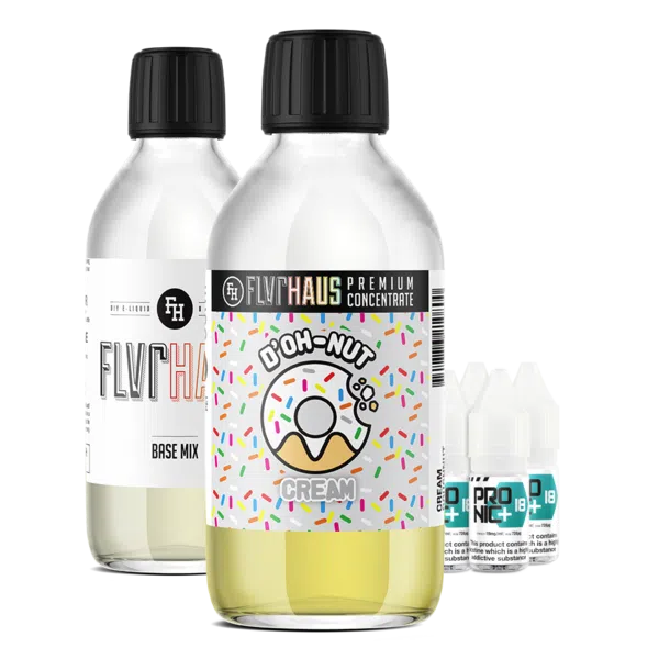 FLVRHAUS Bottle Shot - D'OH-NUT Cream - 250ml - The Ace Of Vapez