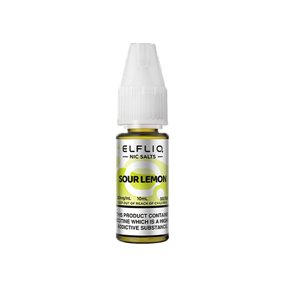 Elf Bar Elfliq - Sour Lemon 10ml Nic Salt