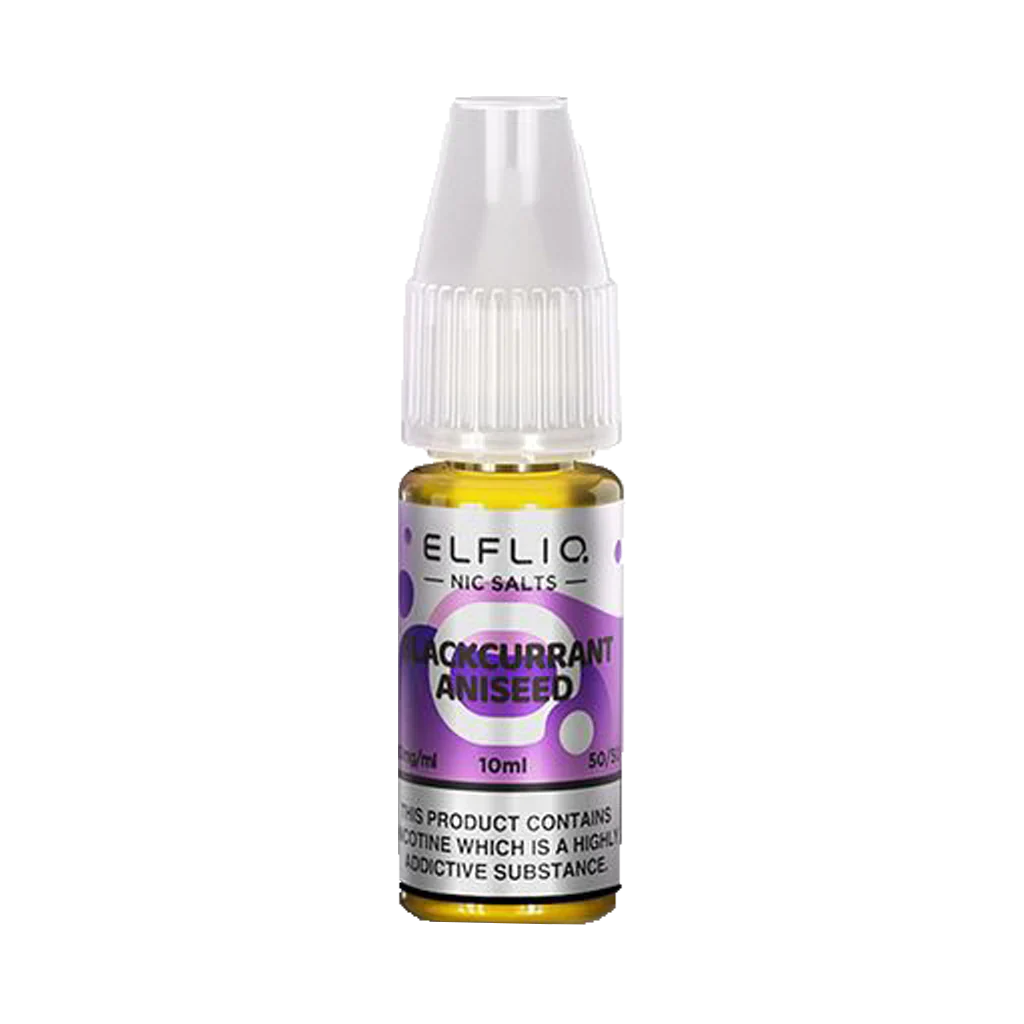 Elfbar Elfliq Blackcurrant Aniseed Nic Salt 10ml