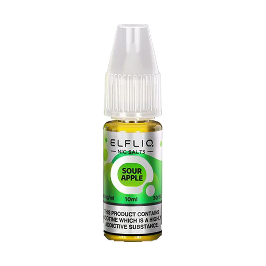 Elf Bar Elfliq - Sour Apple 10ml - The Ace Of Vapez