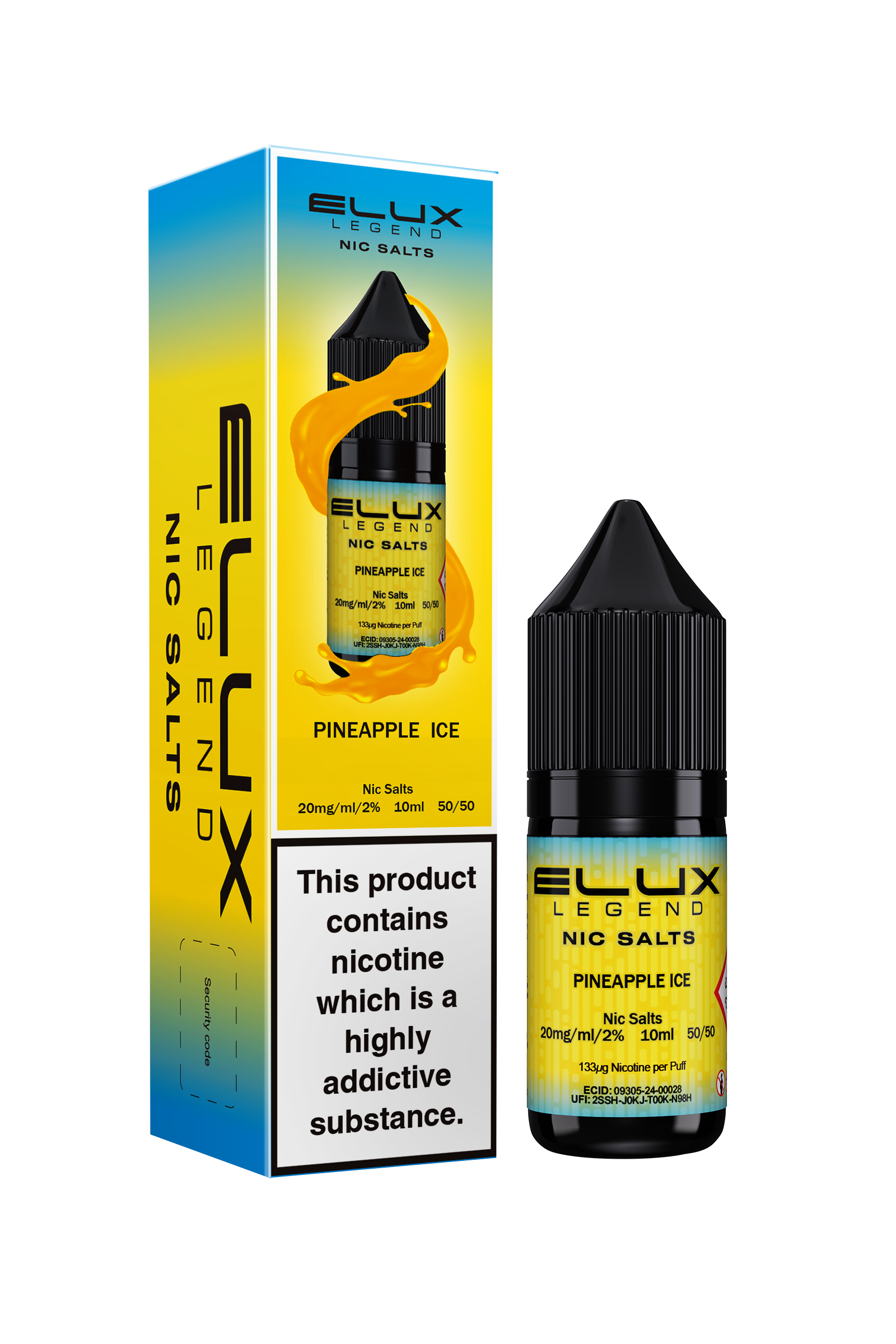 Elux Legend Pineapple Ice Nic Salt 10ml at The Ace of Vapez The Ace Of Vapez Elux Legend Pineapple Ice Nic Salt 10ml at The Ace of Vapez The Ace Of Vapez