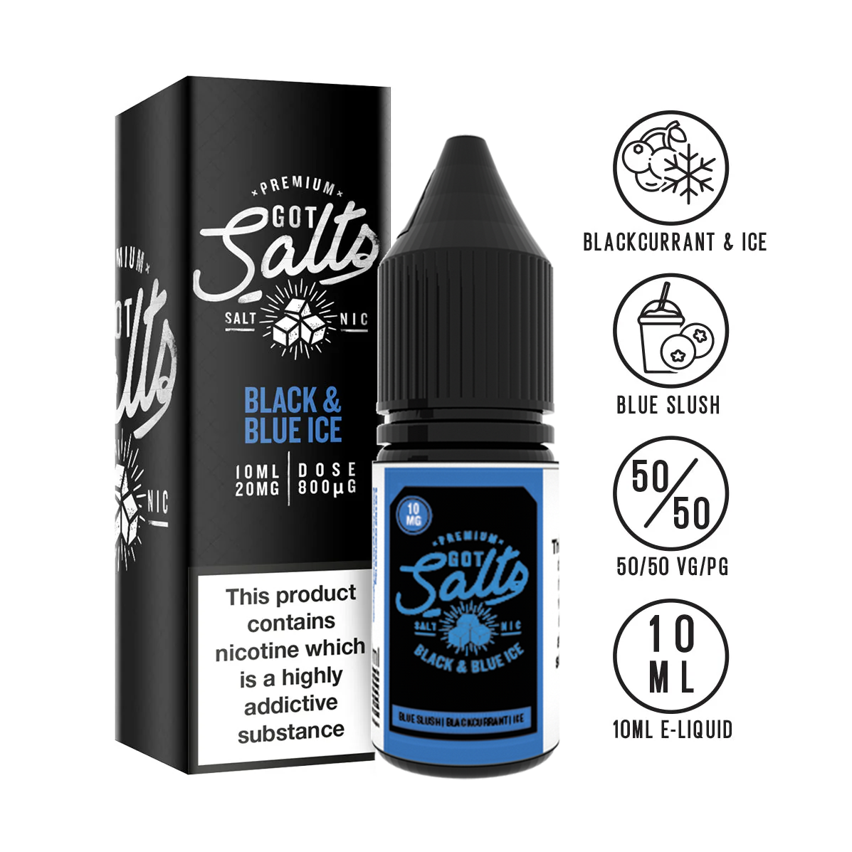 Got Salts - Black & Blue Ice 10ml