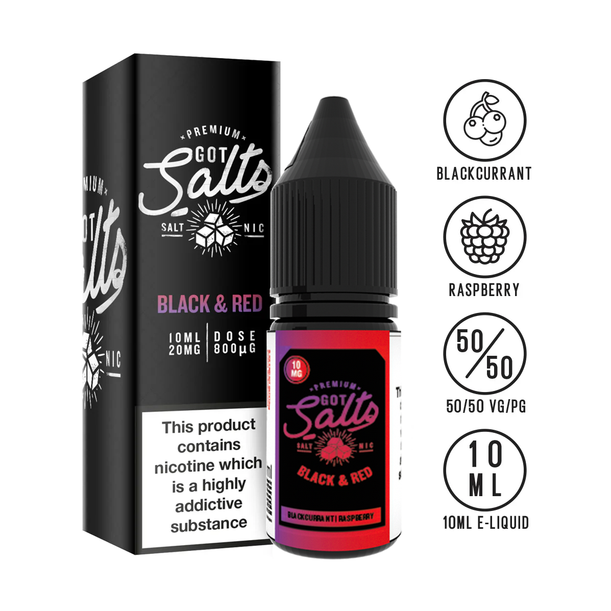Got Salts - Black & Red 10ml