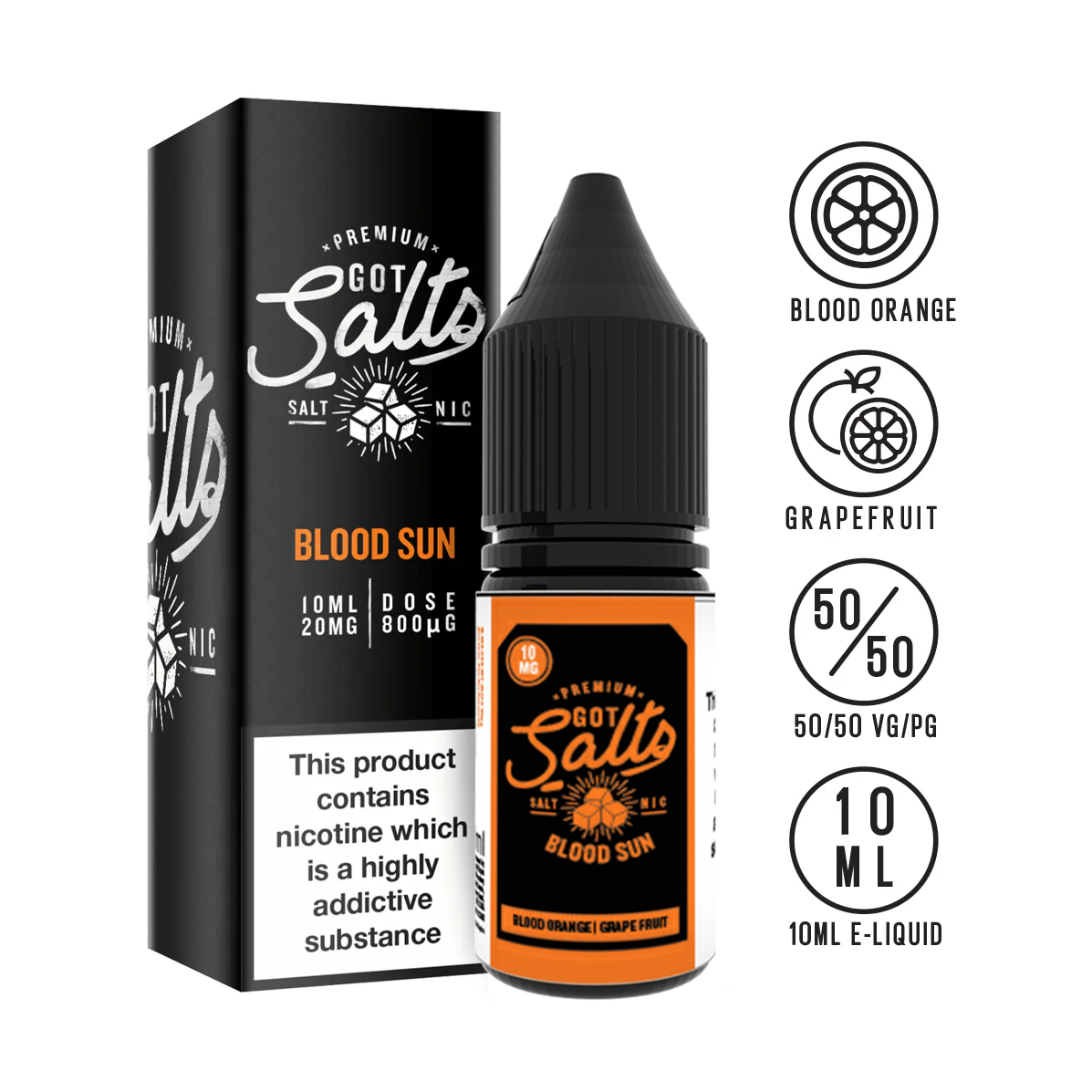 Got Salts - Blood Sun 10ml - The ace of vapez