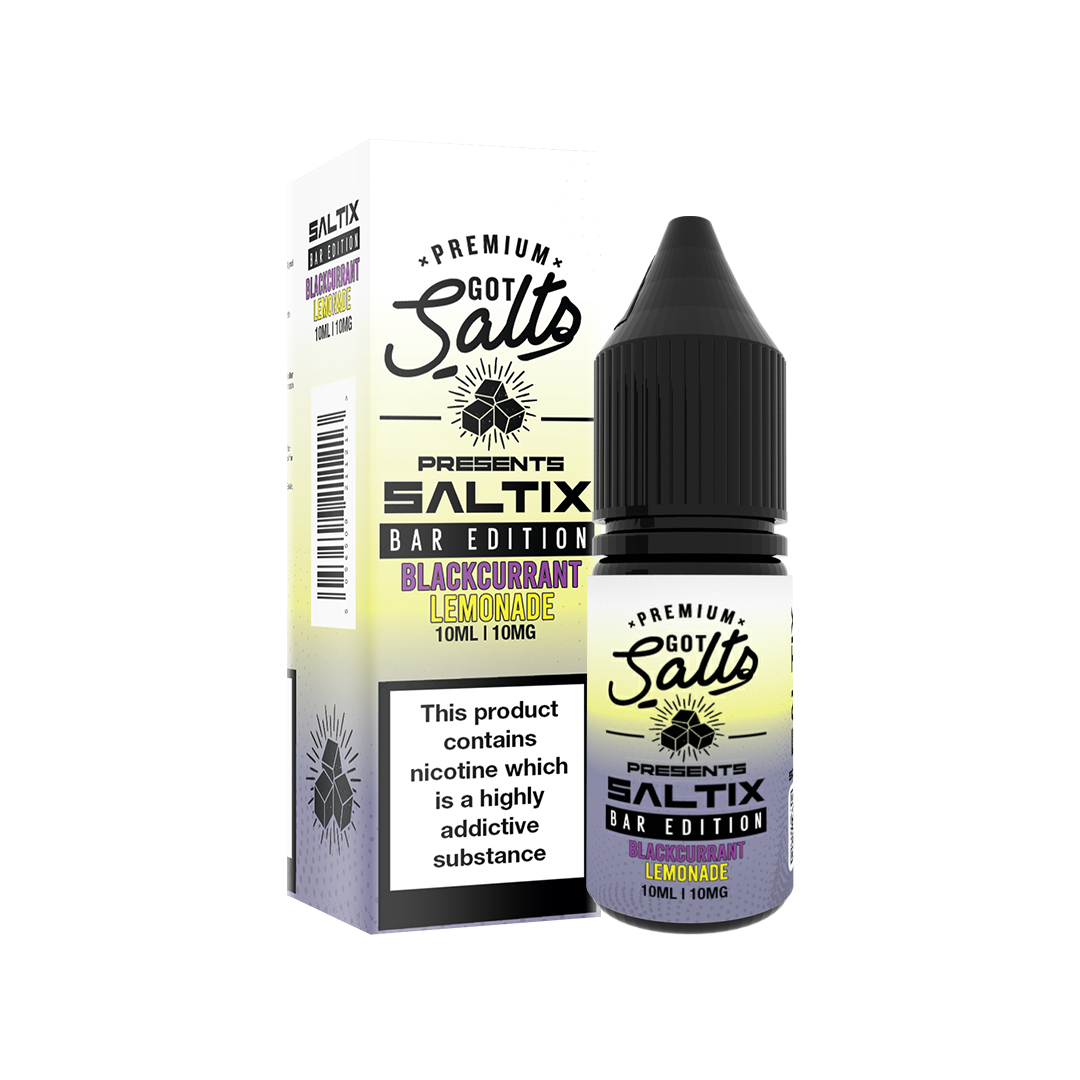 Got Salts SALTIX Bar Edition Blackcurrant Lemonade 10ml | The Ace of Vapez