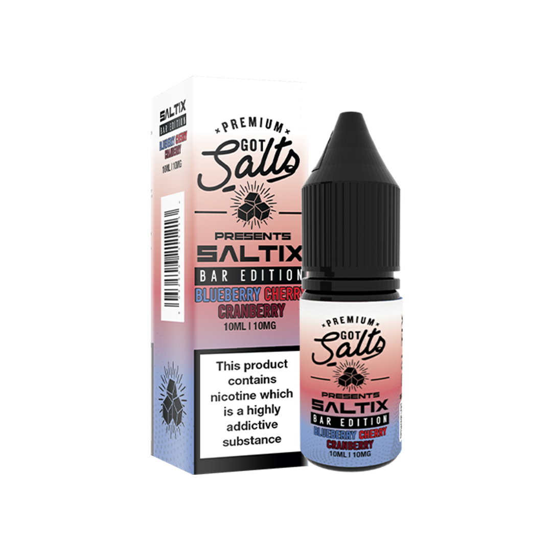 Got Salts SALTIX Bar Edition Blueberry Cherry Cranberry 10ml | The Ace of Vapez