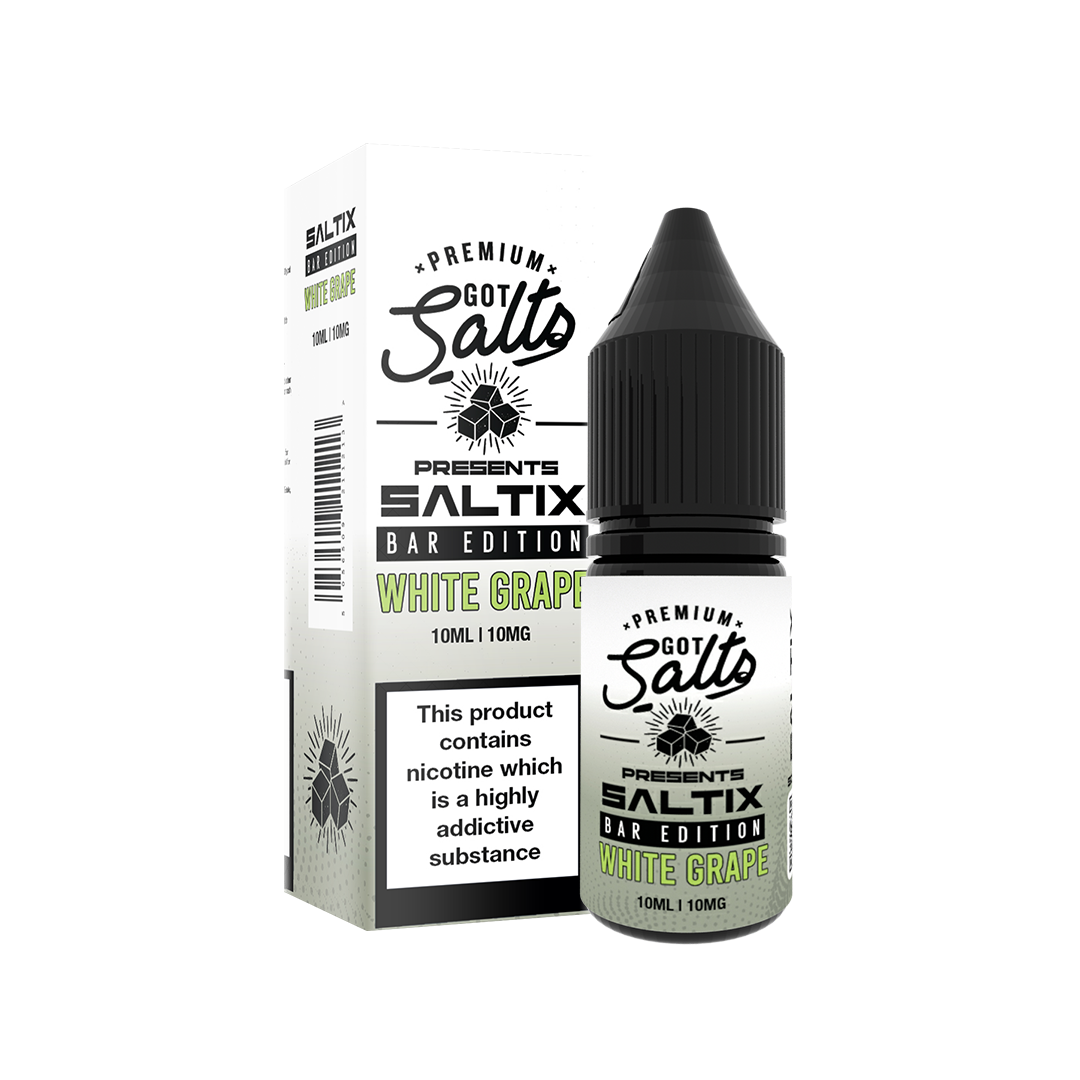 Got Salts SALTIX Bar Edition White Grape 10ml | The Ace of Vapez