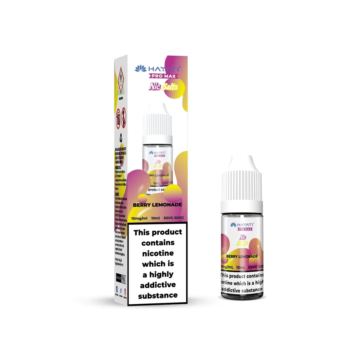 Hayati Pro Max Berry Lemonade Nic Salts 10ml | The Ace of Vapez