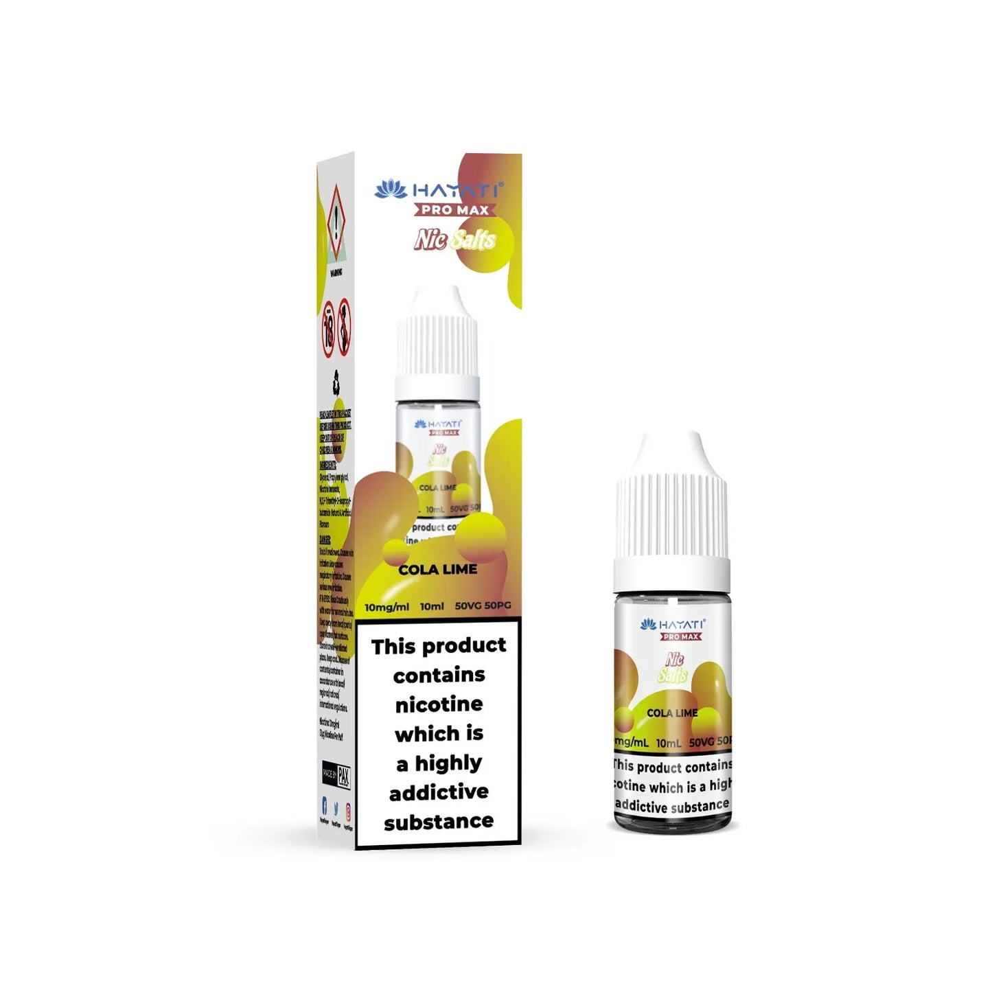 Hayati Pro Max Cola Lime Nic Salts 10ml | The Ace of Vapez
