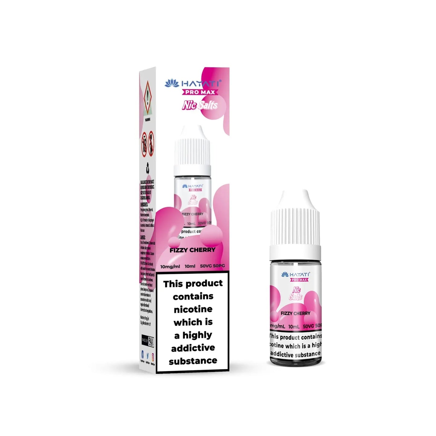 Hayati Pro Max Fizzy Cherry Nic Salts 10ml | The Ace of Vapez