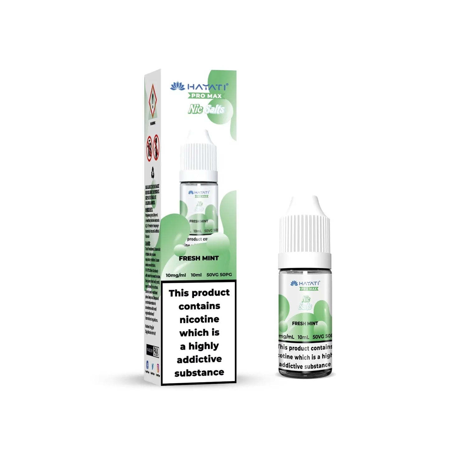 Hayati Pro Max Fresh Mint Nic Salts 10ml | The Ace of Vapez