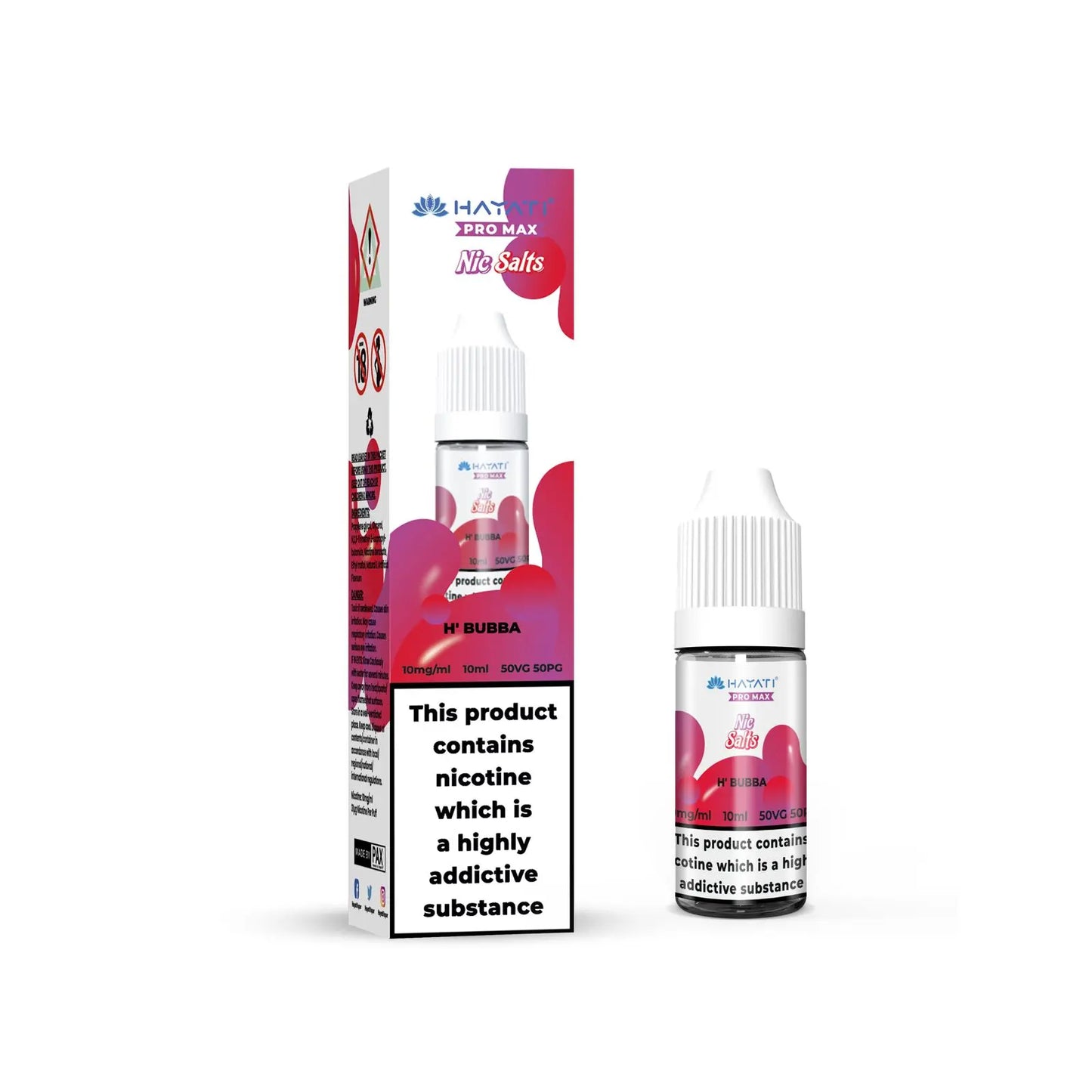 Hayati Pro Max H' Bubba Nic Salts 10ml | The Ace of Vapez