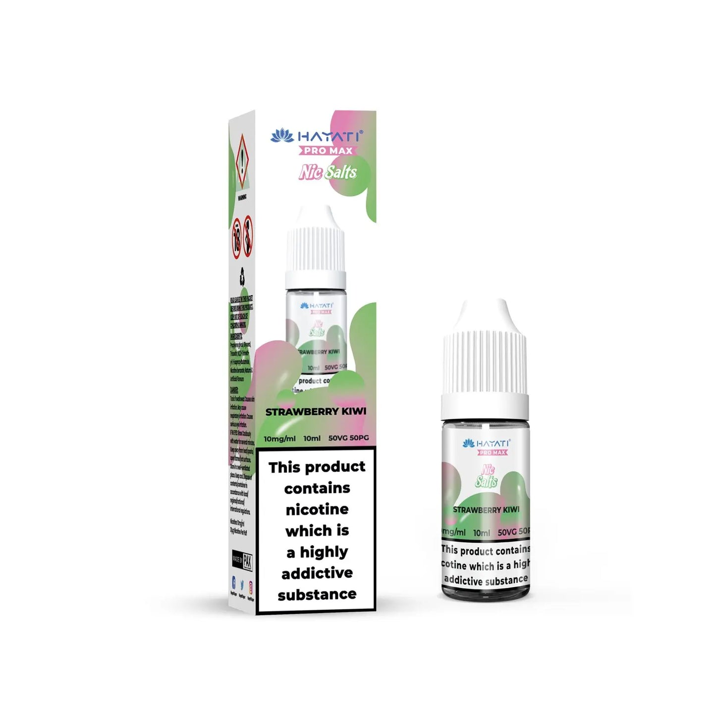 Hayati Pro Max Strawberry Kiwi Nic Salts 10ml | The Ace of Vapez