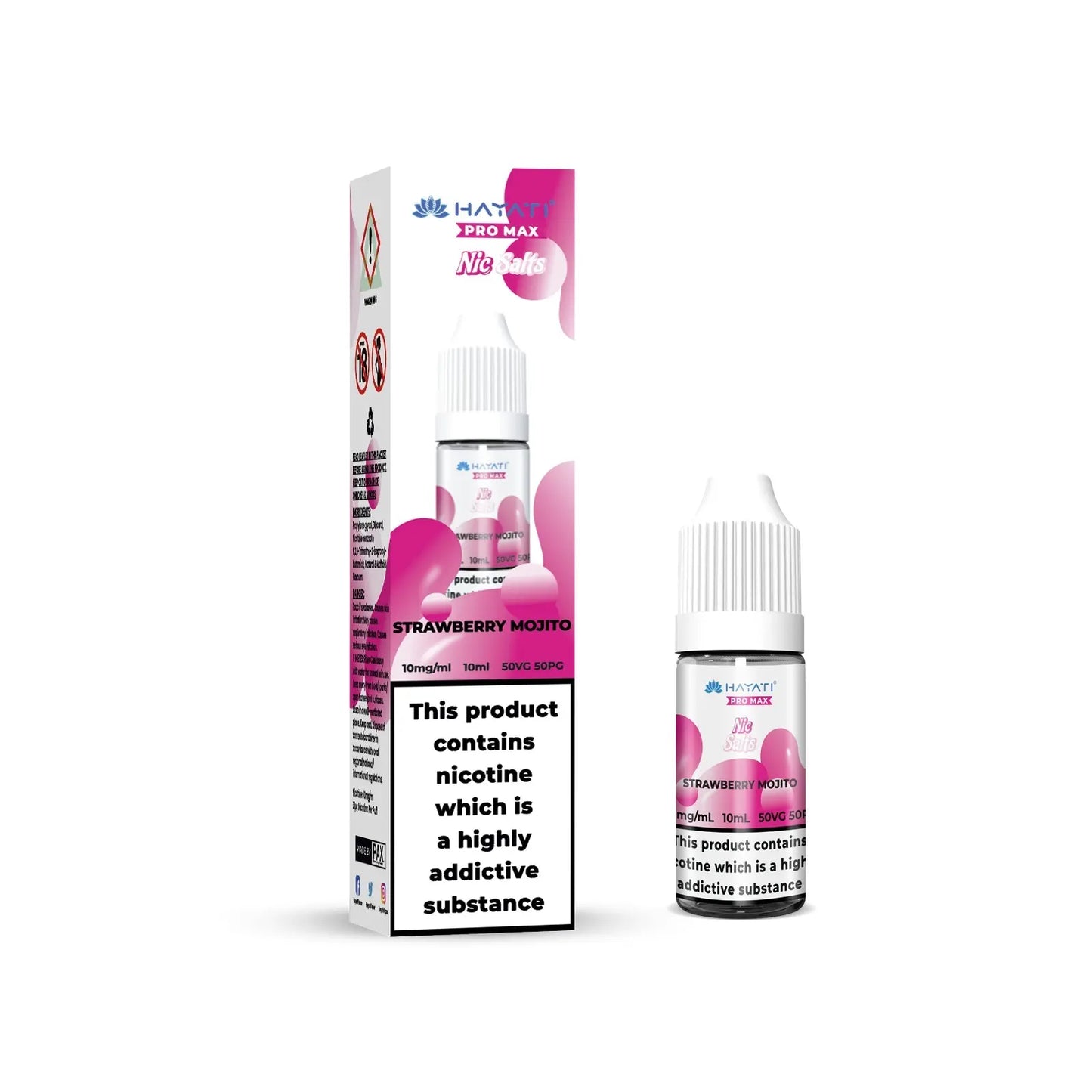 Hayati Pro Max Strawberry Mojito Nic Salts 10ml | The Ace of Vapez