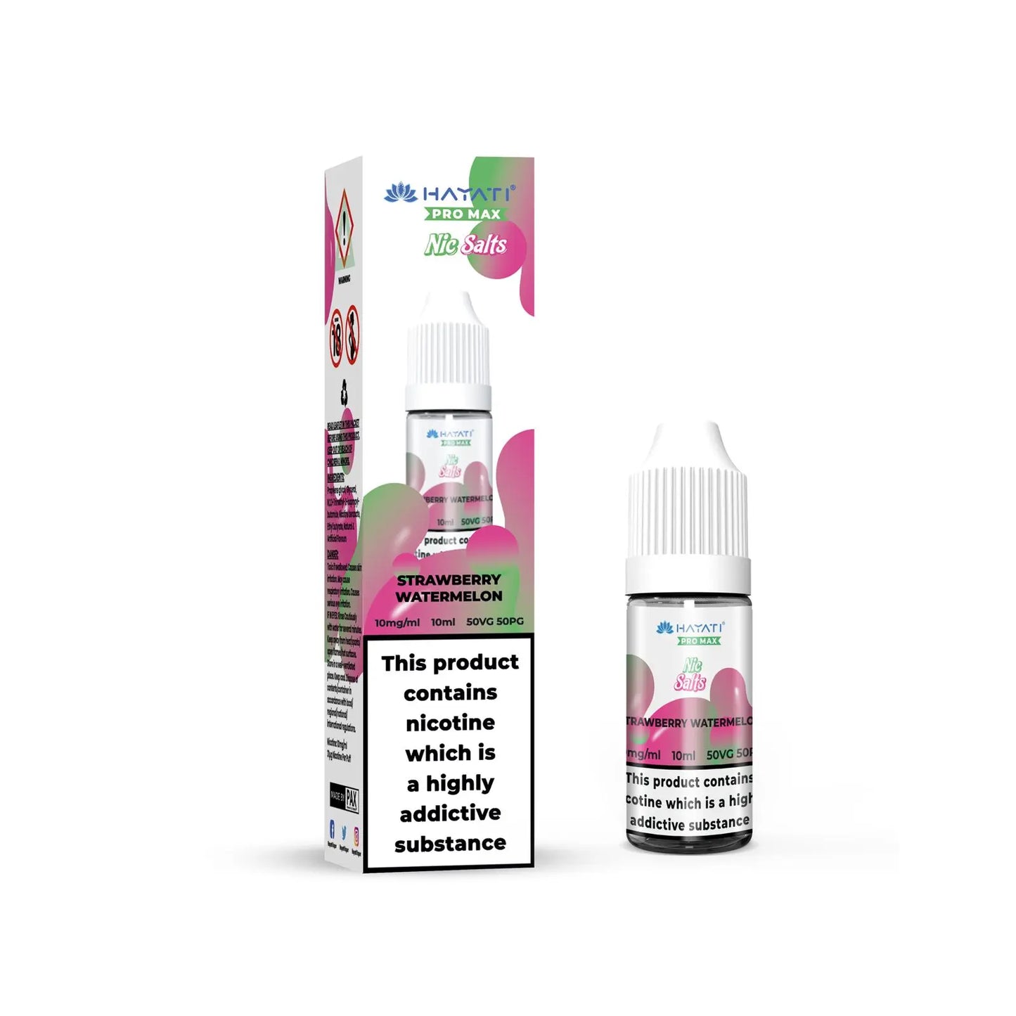 Hayati Pro Max Strawberry Watermelon Nic Salts 10ml | The Ace of Vapez