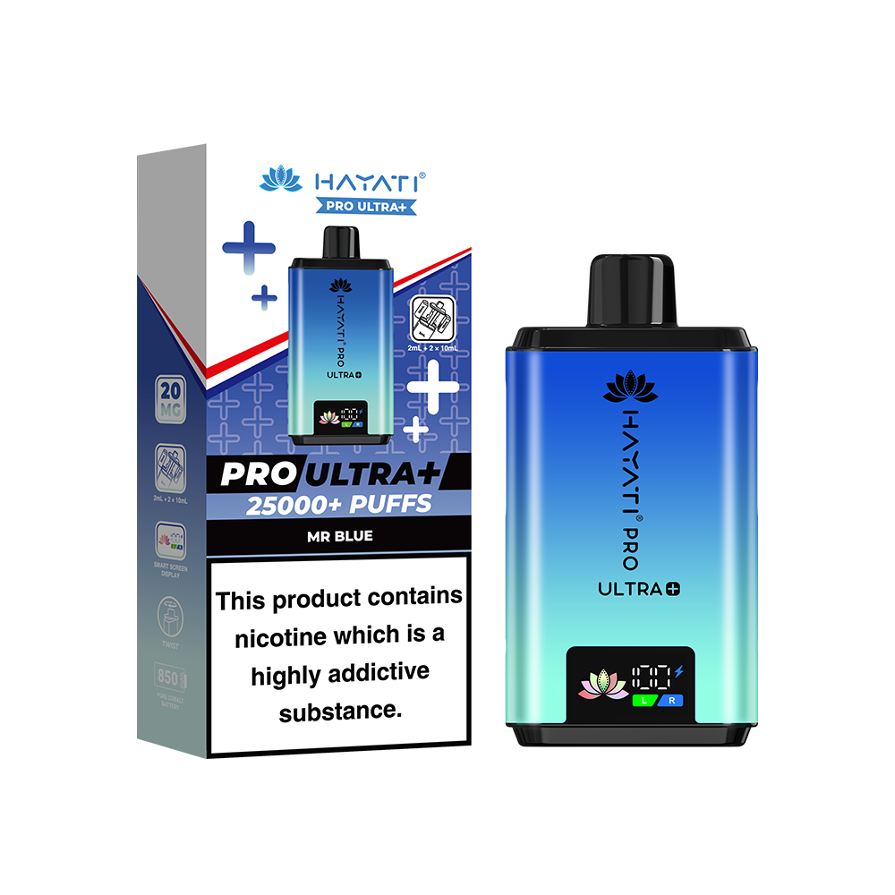 Hayati Pro Ultra Plus 25K Prefilled Vape Kit Mr Blue | The Ace of Vapez