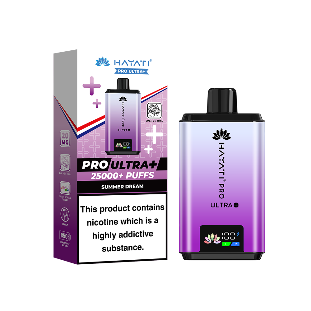 Hayati Pro Ultra Plus 25K Prefilled Vape Kit Summer Dream | The Ace of Vapez