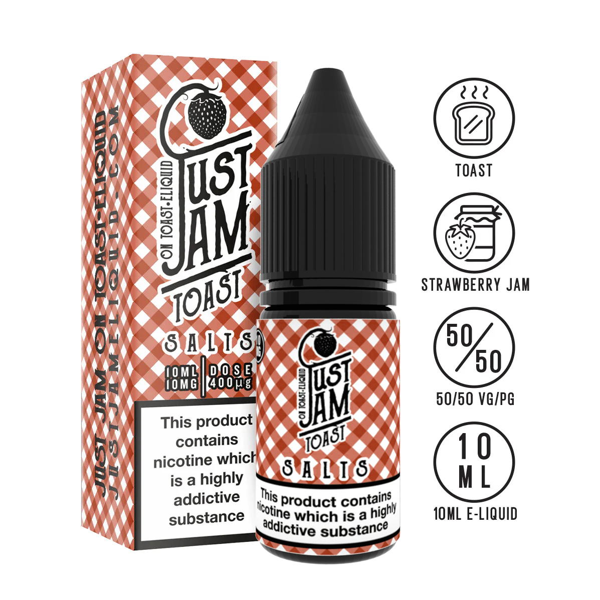 Just Jam Toast 10ml Nicotine Salt