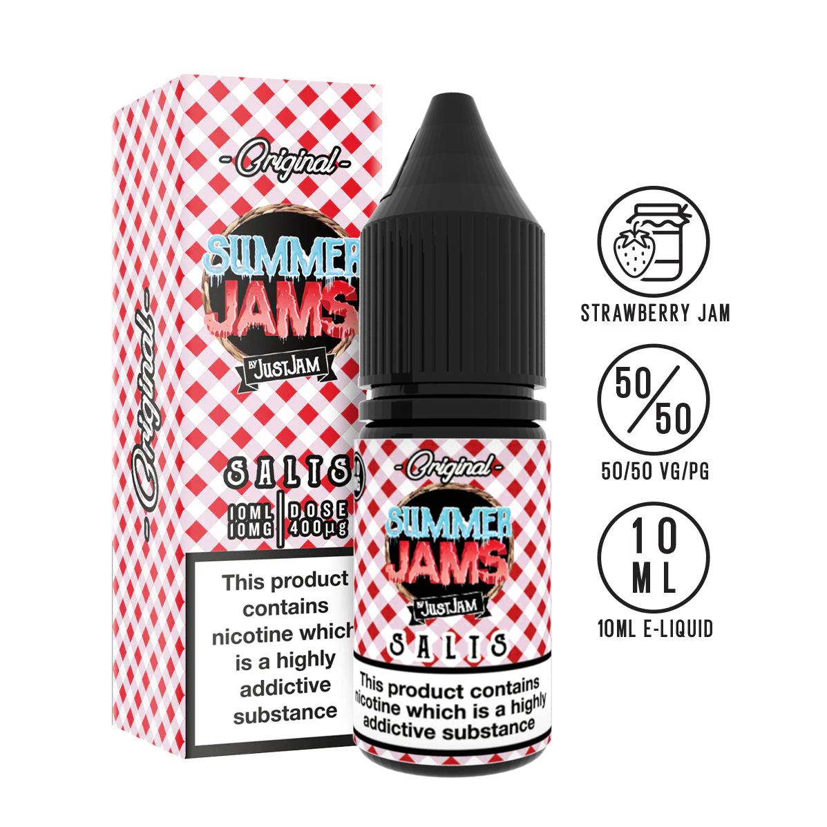 Just Jam Summer Jam - Original 10ml Nic Salt