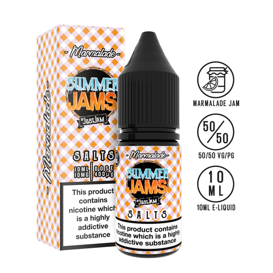 Just Jam Salts Summer Jams Marmalade 10ml | The Ace of Vapez