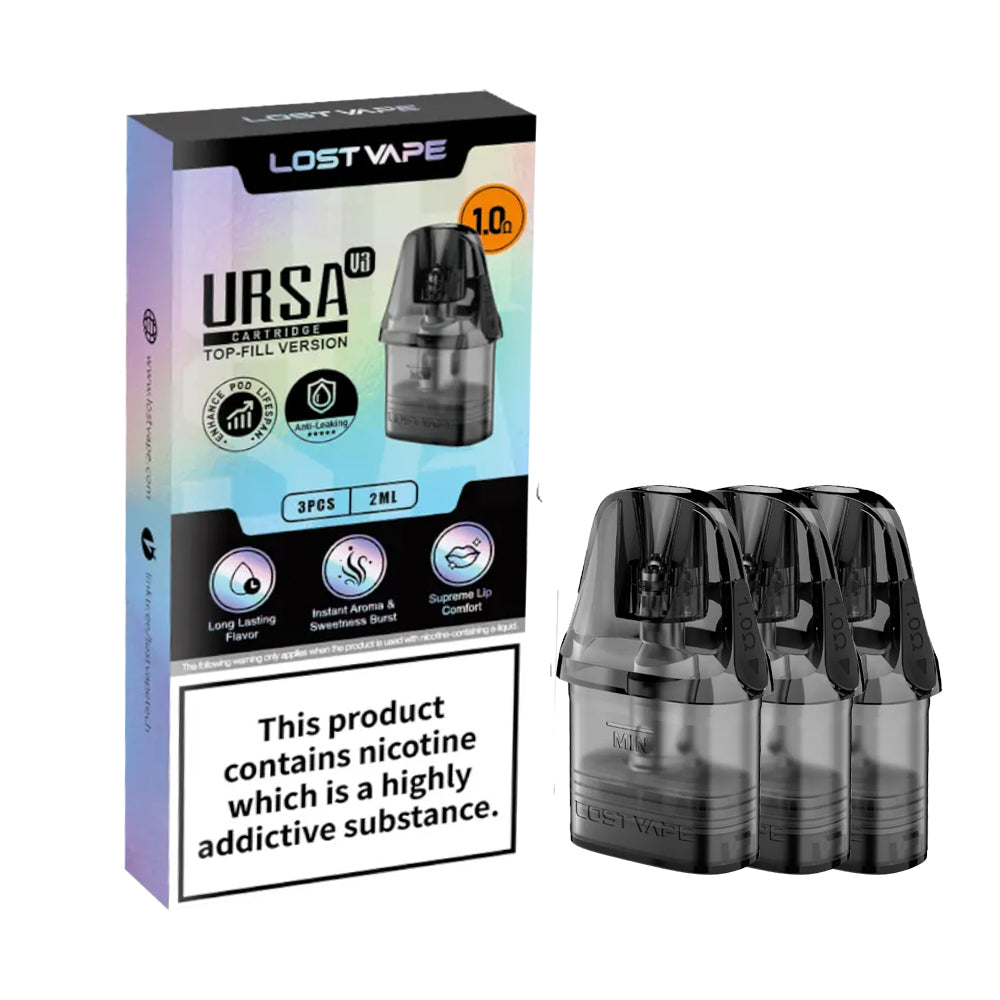 Lost Vape Ursa V3 Replacement Pods | The Ace of Vapez