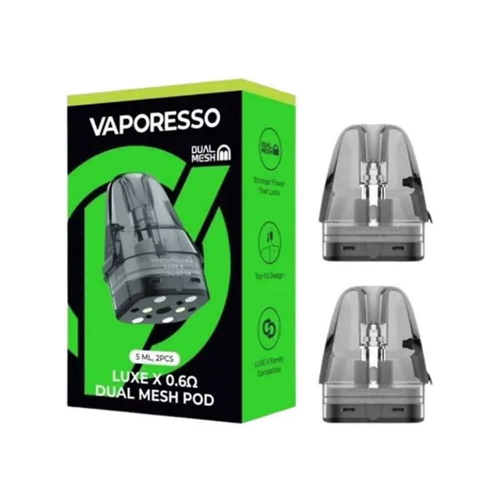Vaporesso Luxe X Dual Mesh Replacement Pod - The ace of vapez