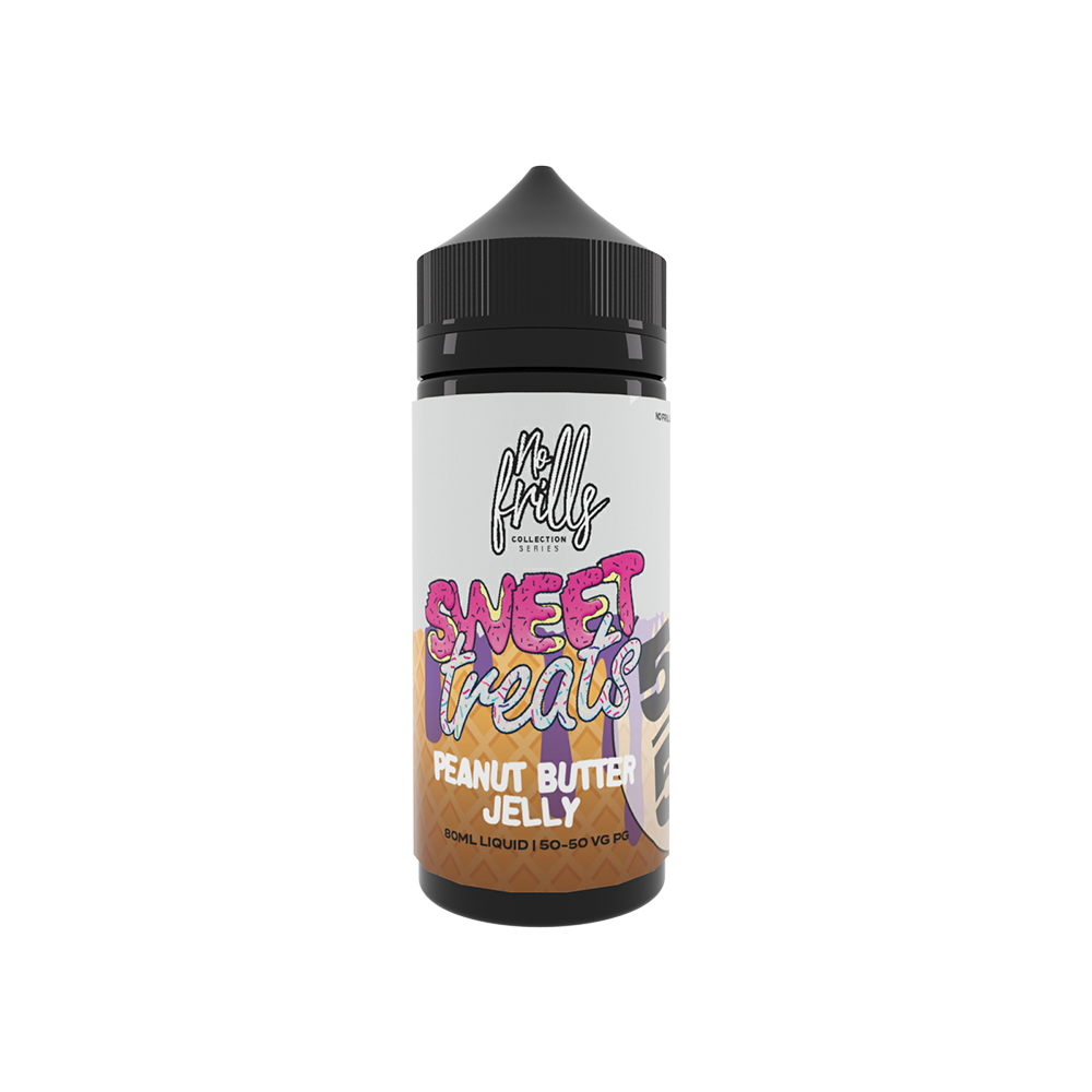No Frills Sweet Treats Peanut Butter Jelly 80ml | The Ace of Vapez