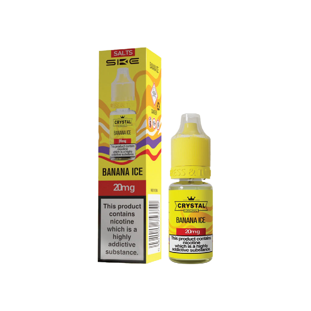 SKE Crystal Bar Salts 10ml V2 Banana Ice at The Ace of Vapez The Ace Of Vapez SKE Crystal Bar Salts 10ml V2 Banana Ice at The Ace of Vapez The Ace Of Vapez