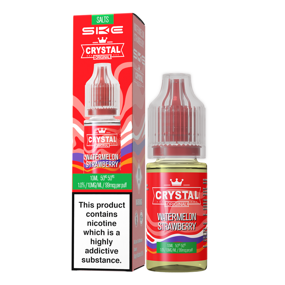 SKE Crystal Bar Salts 10ml V2 Watermelon Strawberry - The Ace Of Vapez