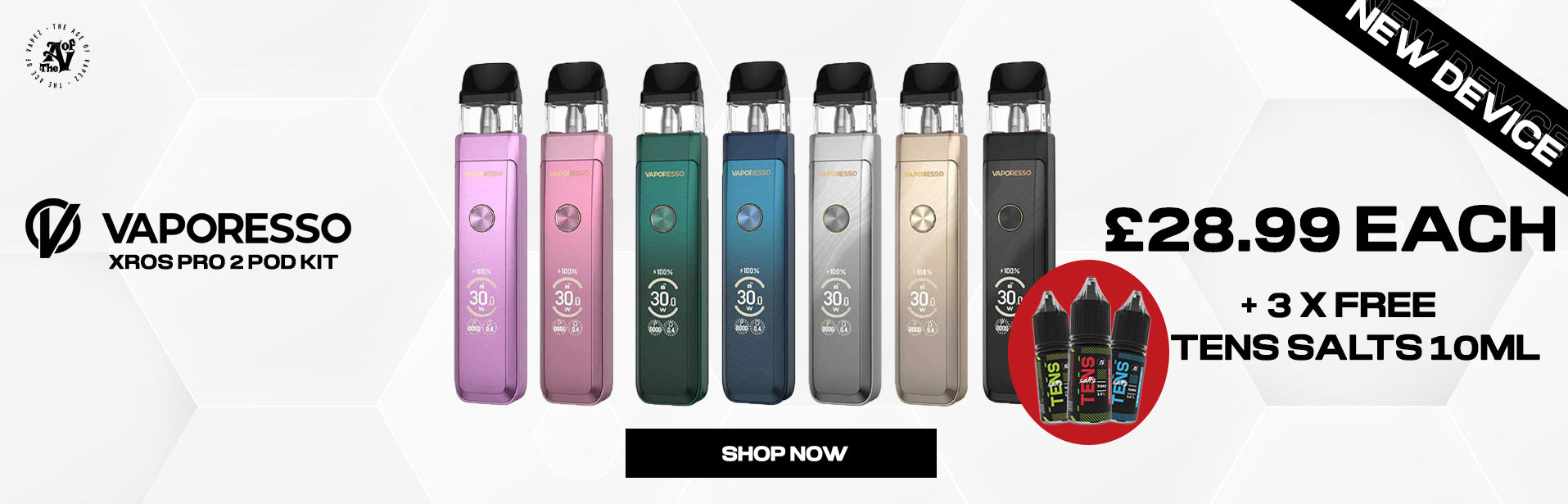 Vaporesso-Xros-Pro-2-Pod-Kit-Banner-Retail-The Ace Of Vapez