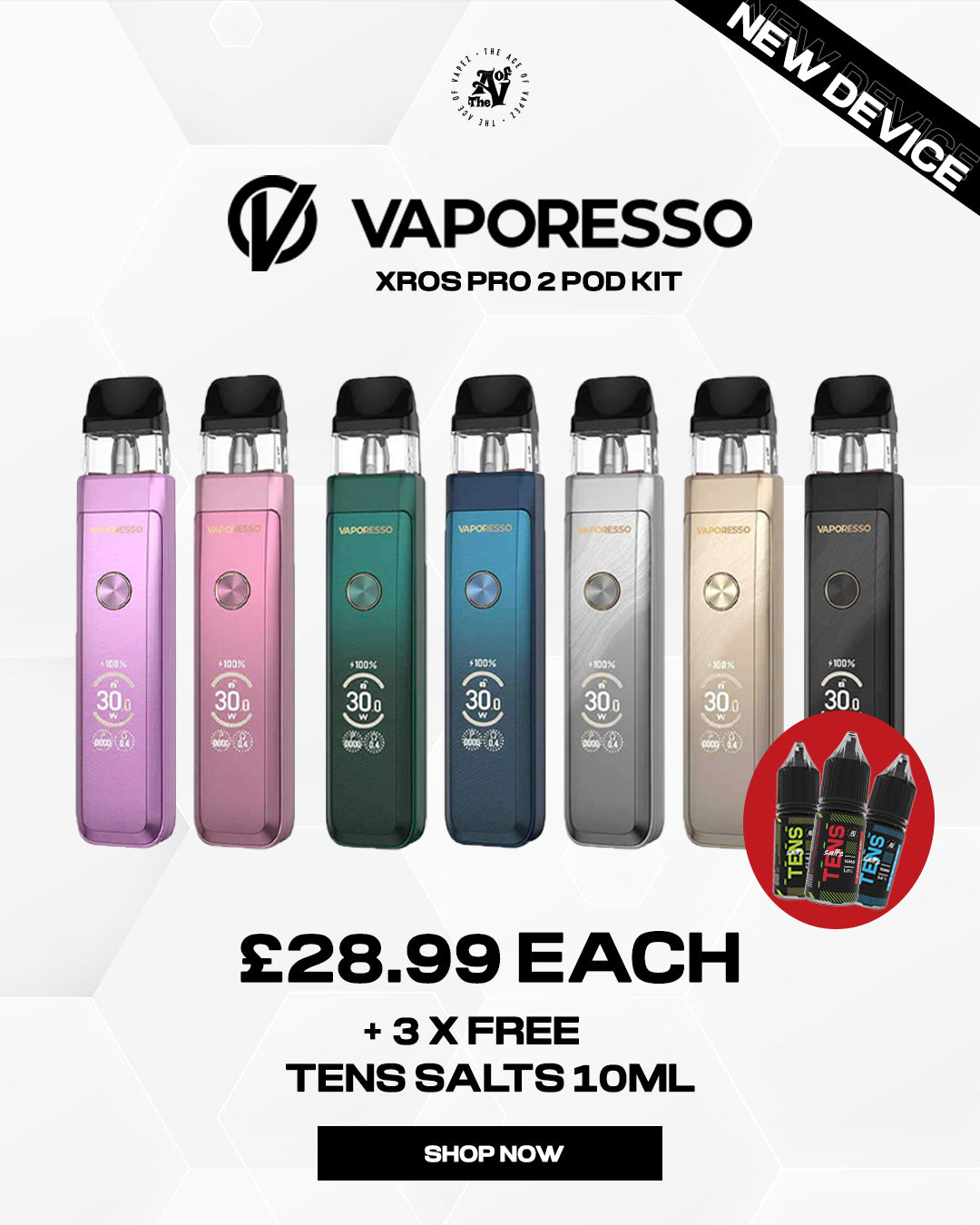 Vaporesso-Xros-Pro-2-Pod-Kit-Mobile-Banner-Retail-The Ace Of Vapez