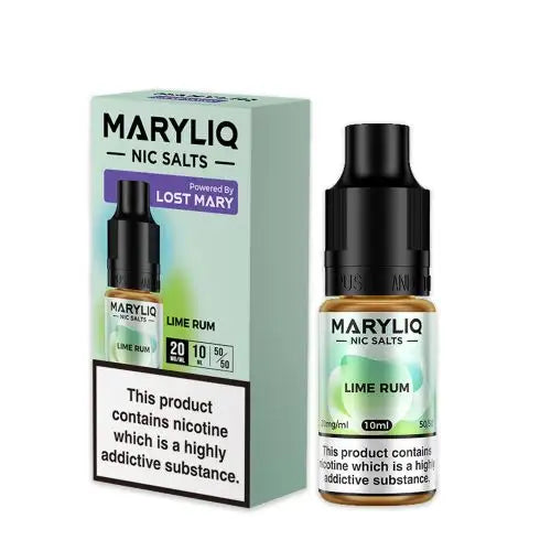 Maryliq Lime Rum 20mg 10ml Salt - The Ace Of Vapez