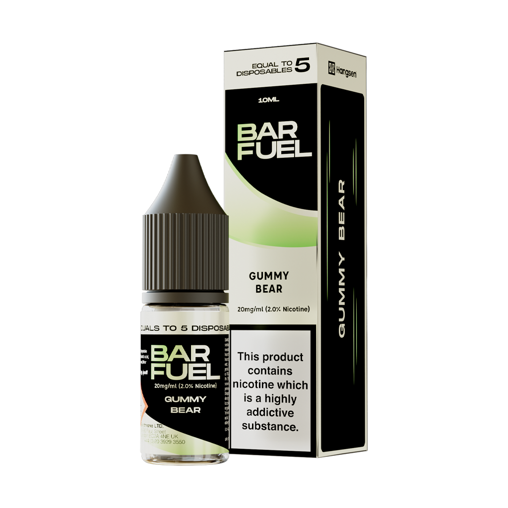 Bar Fuel Gummy Bear Nic Salts 10ml - The Ace Of Vapez