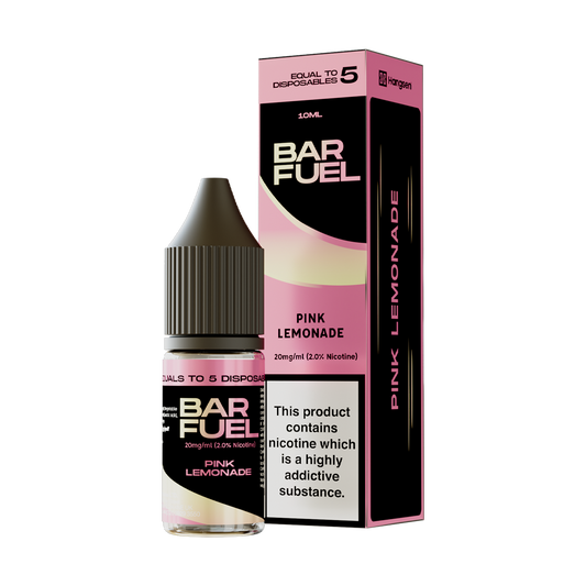 Bar Fuel Pink Lemonade Nic Salts 10ml - The Ace Of Vapez