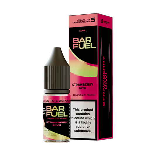 Bar Fuel Strawberry Kiwi Nic Salts 10ml - The Ace Of Vapez