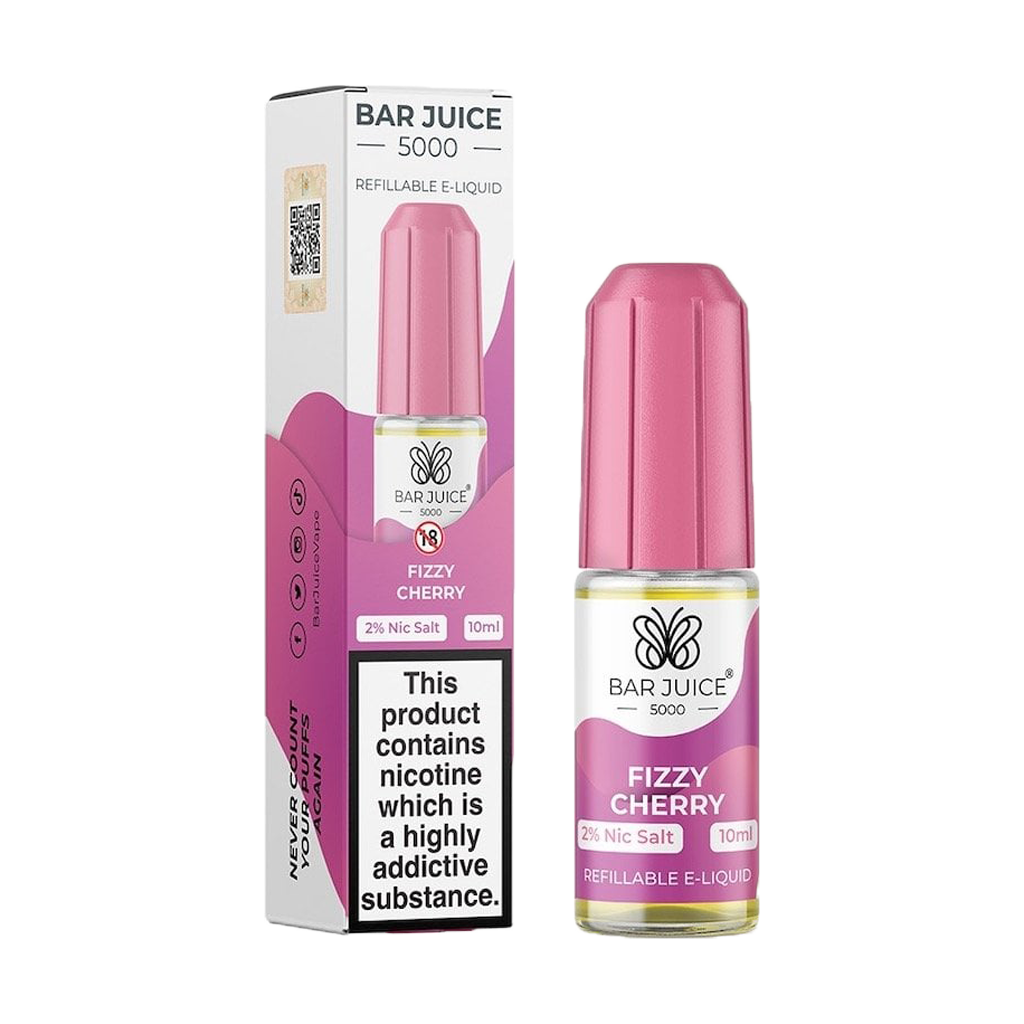 Bar Juice 5000 Salt Fizzy Cherry 10ml - The Ace Of Vapez