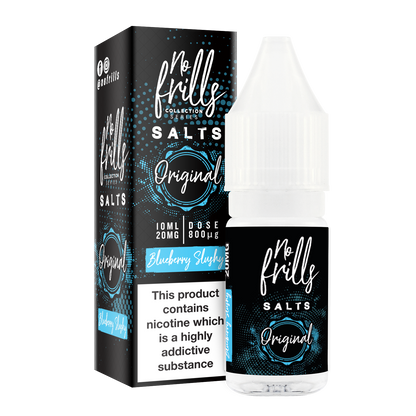 No Frills Original Salts - Blueberry Slushy Nic Salt 10ml - The Ace Of Vapez