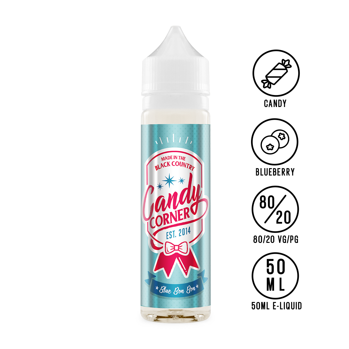 Candy Corner Blueberry Bon Bon 50ml | The Ace Of Vapez