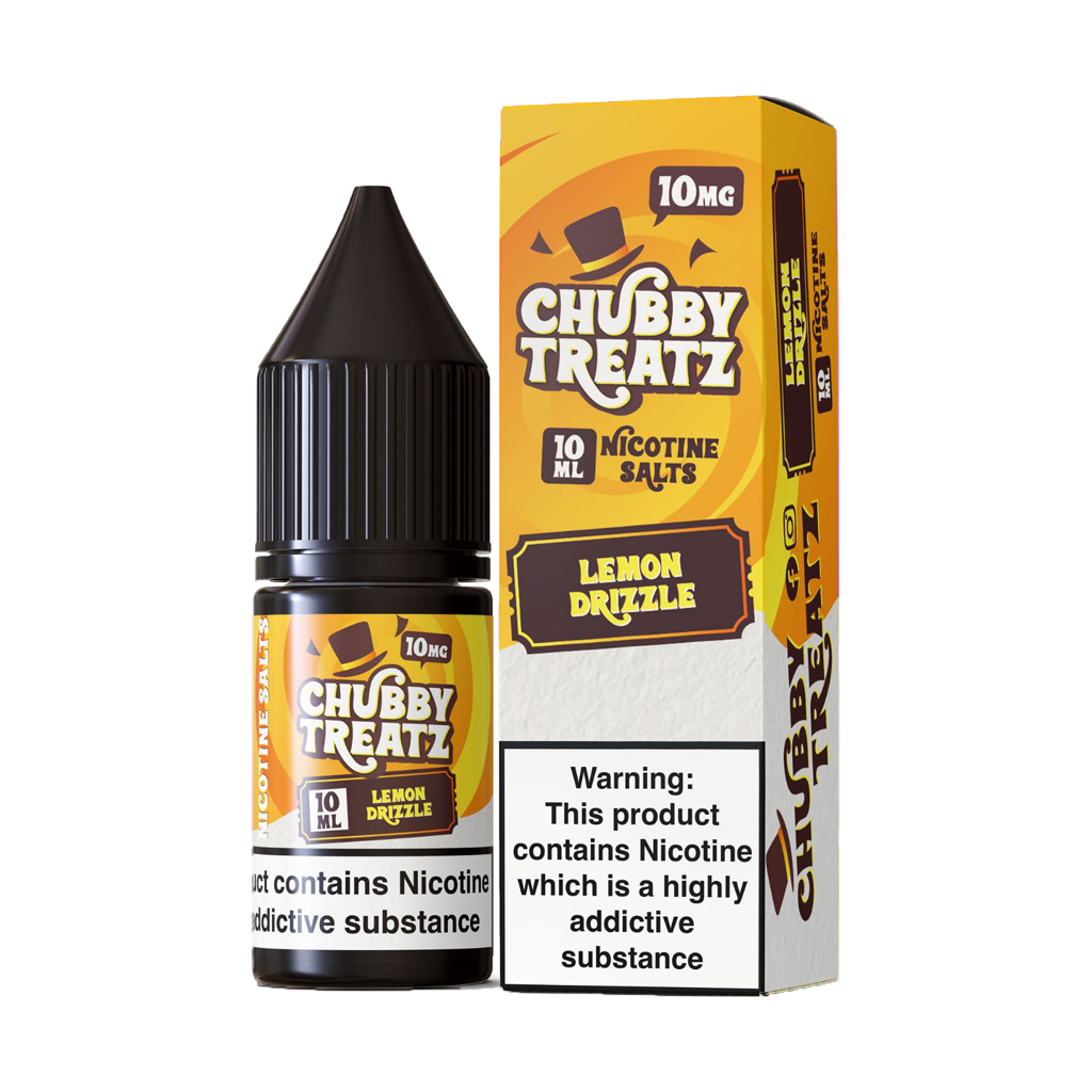 Chubby Treatz Nic Salts Lemon Drizzle 10ml (Clearance) - The Ace Of Vapez