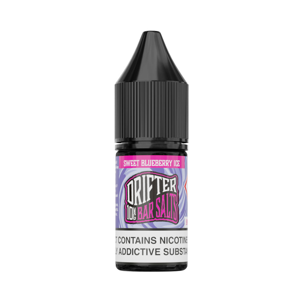 Drifter Bar Sweet Blueberry Ice Salts 10ml - The Ace Of Vapez