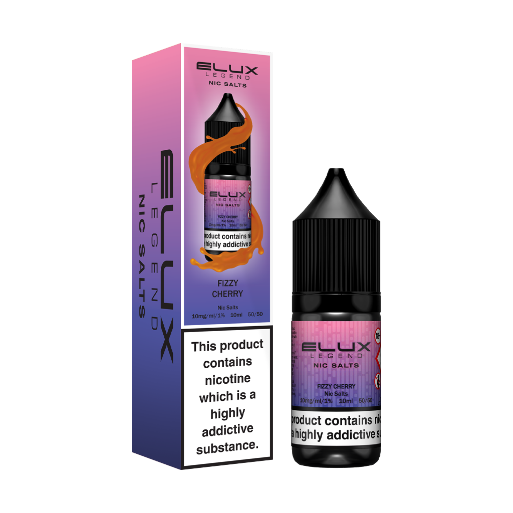 Elux Legend Fizzy Cherry Nic Salts 10ml - The Ace Of Vapez