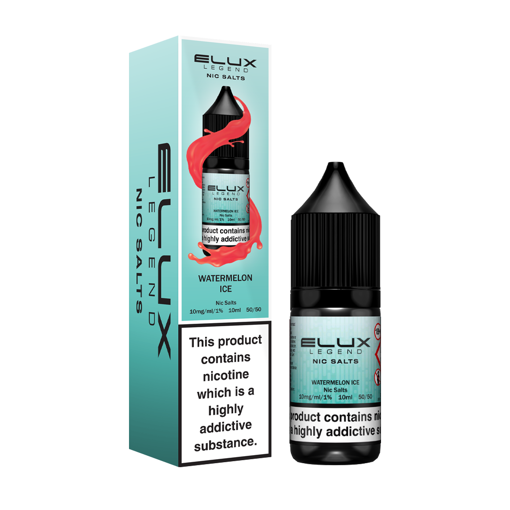 Elux Legend Watermelon Ice Nic Salts 10ml - The Ace Of Vapez