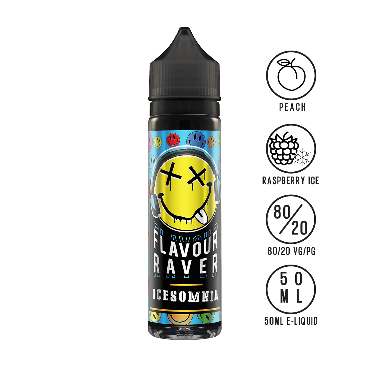 Flavour Raver Icesomnia 50ML Shortfill - The Ace Of Vapez