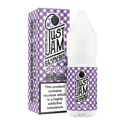 Just Jam Raspberry 10ml Nicotine Salt - The Ace Of Vapez