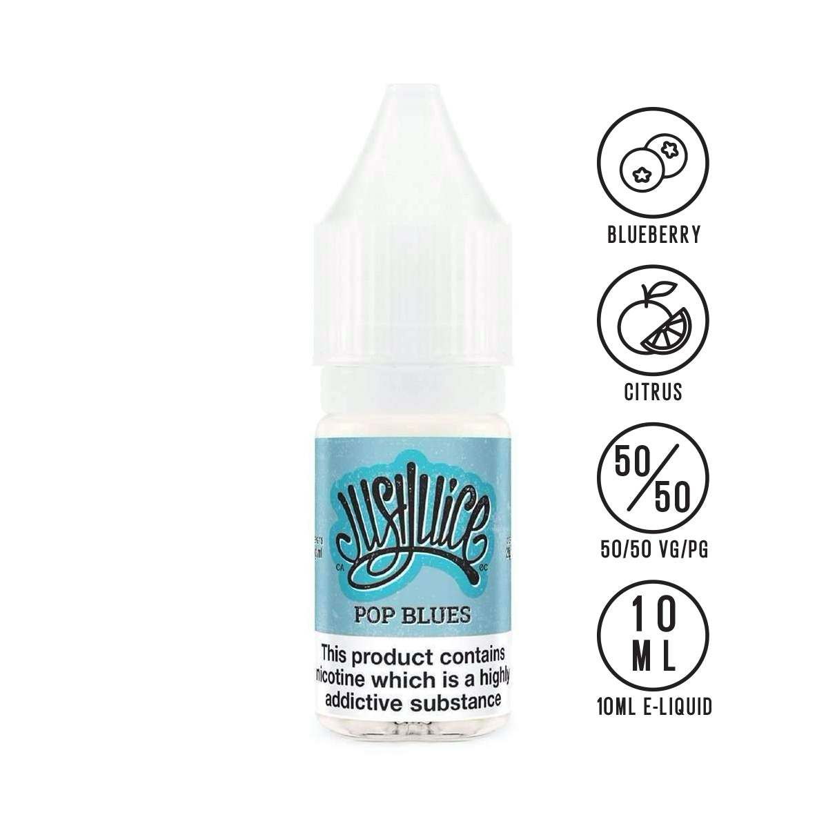 Just Juice - Pop Blues 10ml - The Ace Of Vapez