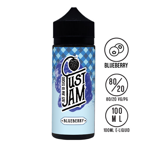 Just Jam - Blueberry Jam 100ml at The Ace of Vapez The Ace Of Vapez Just Jam - Blueberry Jam 100ml at The Ace of Vapez The Ace Of Vapez